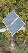 Split-type solar street light Africa lighting project